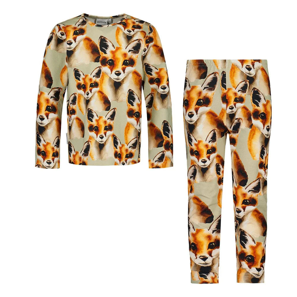 METSOLA FOX pyjama, Green