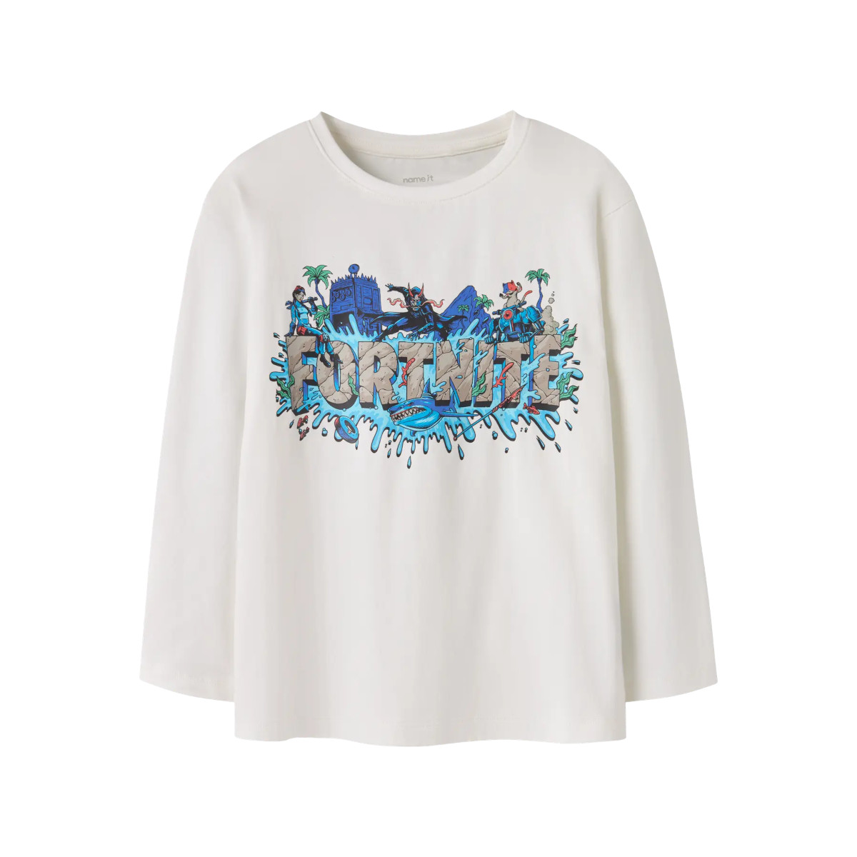 NAME IT NKMOXEN FORTNITE trikoopaita, Cloud Dancer