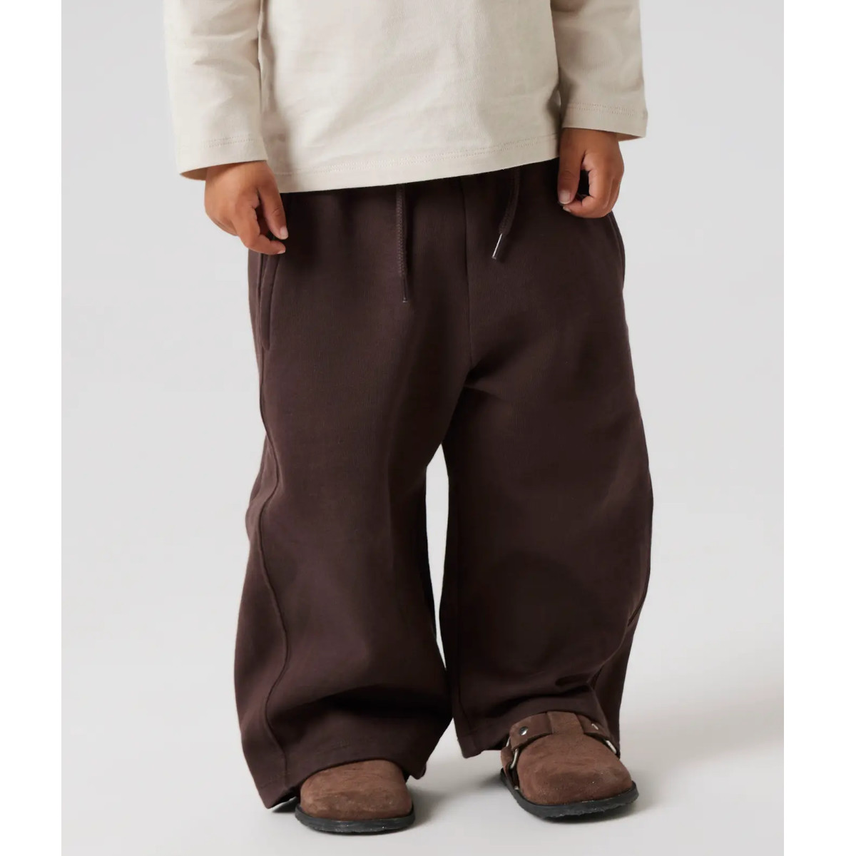 NAME IT NMNRASO collegehousut, Seal Brown