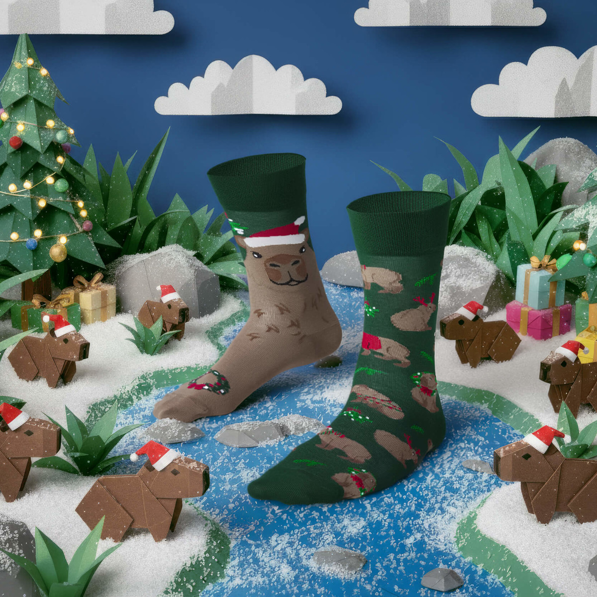 MANY MORNINGS aikuisten ERIPARISUKAT, Merrybara