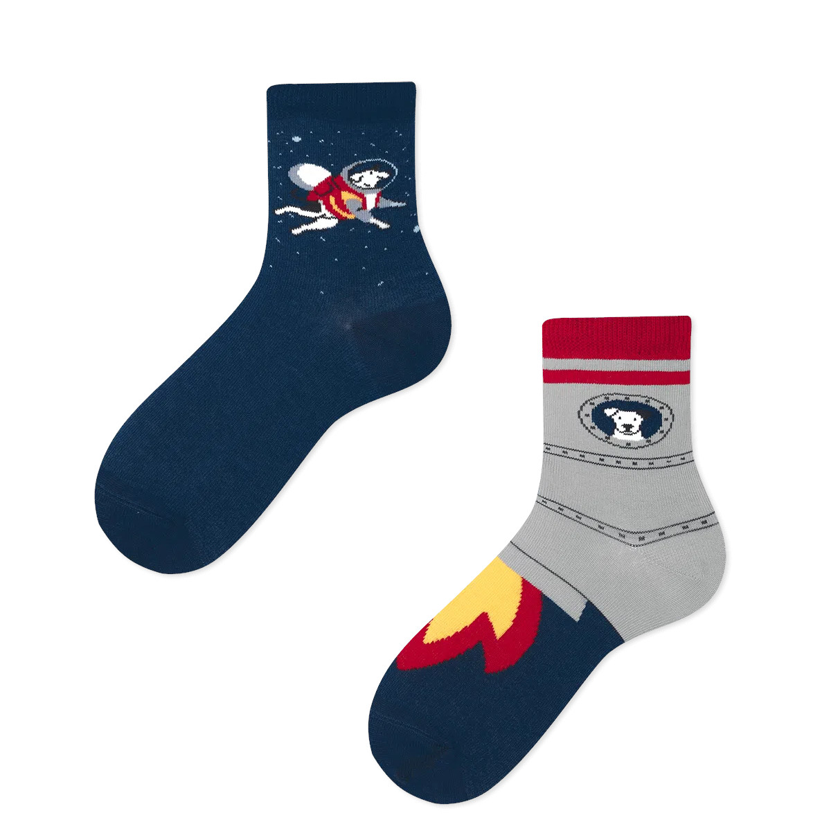 Alternative view of MANY MORNINGS lasten eriparisukat, Space Dog