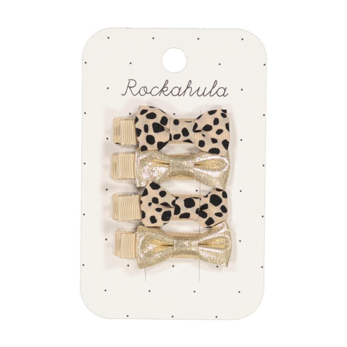 ROCKAHULA Leopard Mini Bow Clips