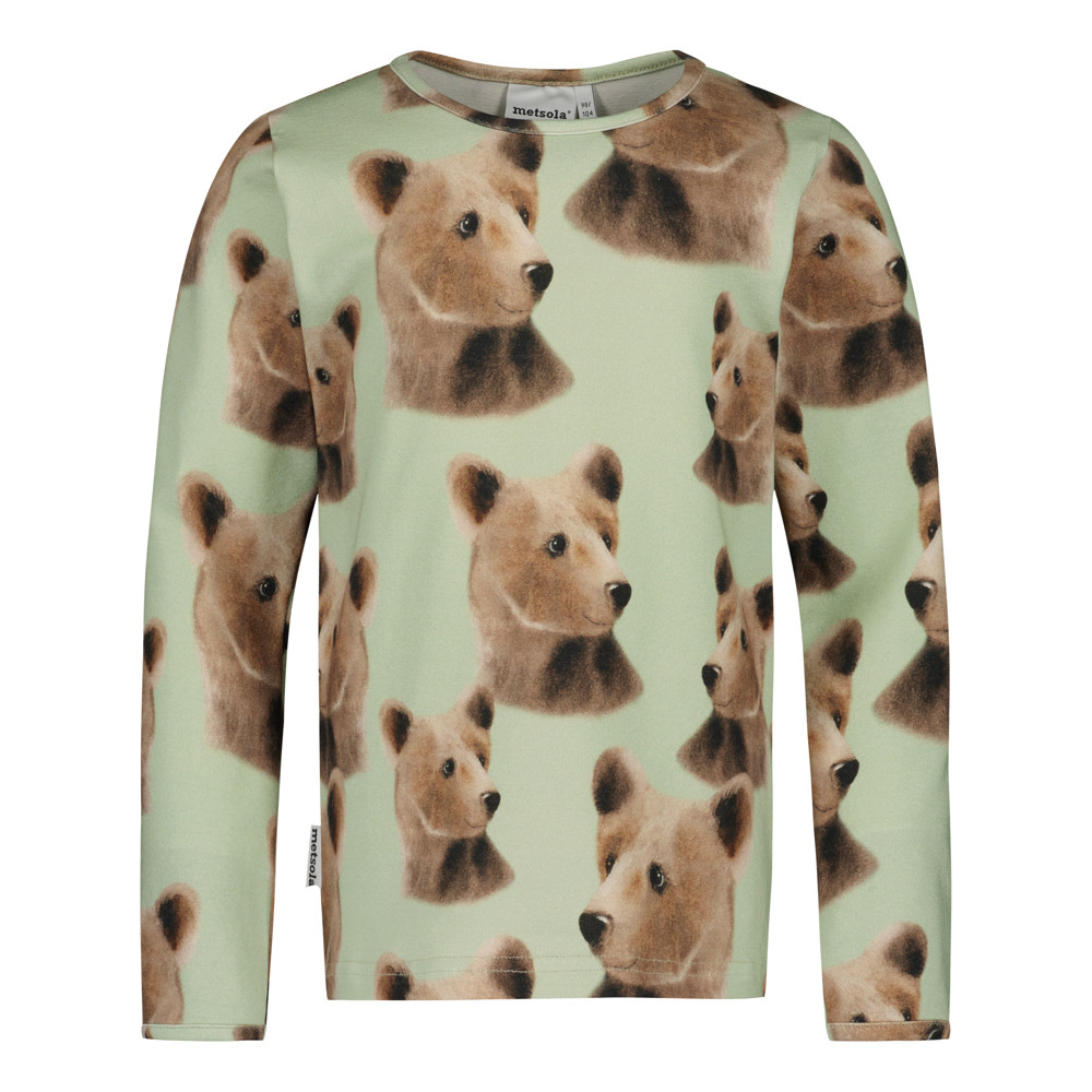 Alternative view of METSOLA BEAR SHIRT LS trikoopaita, Spring Green