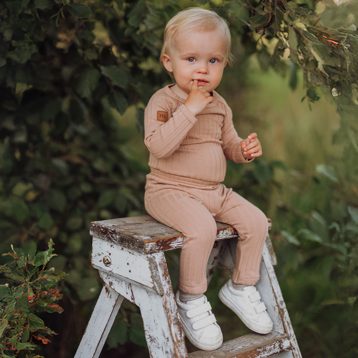 Alternative view of METSOLA WIDE RIB LEGGINGS leggingsit, Nougat