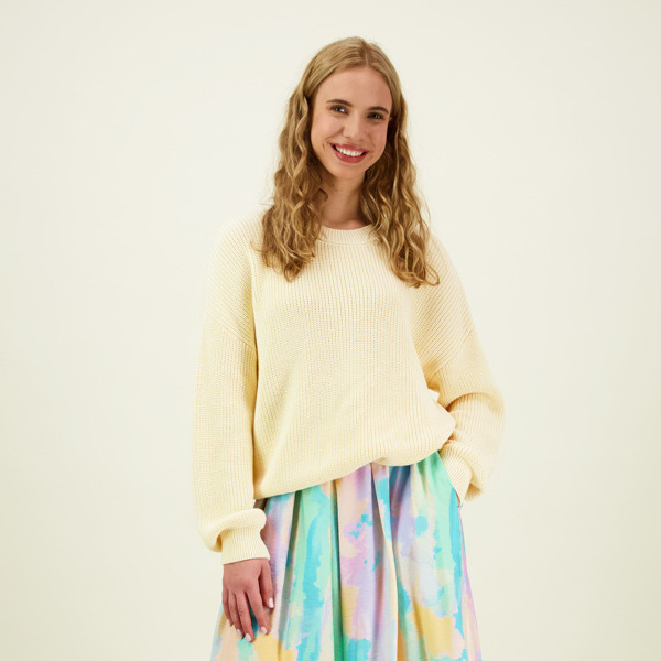 Alternative view of METSOLA COTTON KNIT JUMPER, Milky