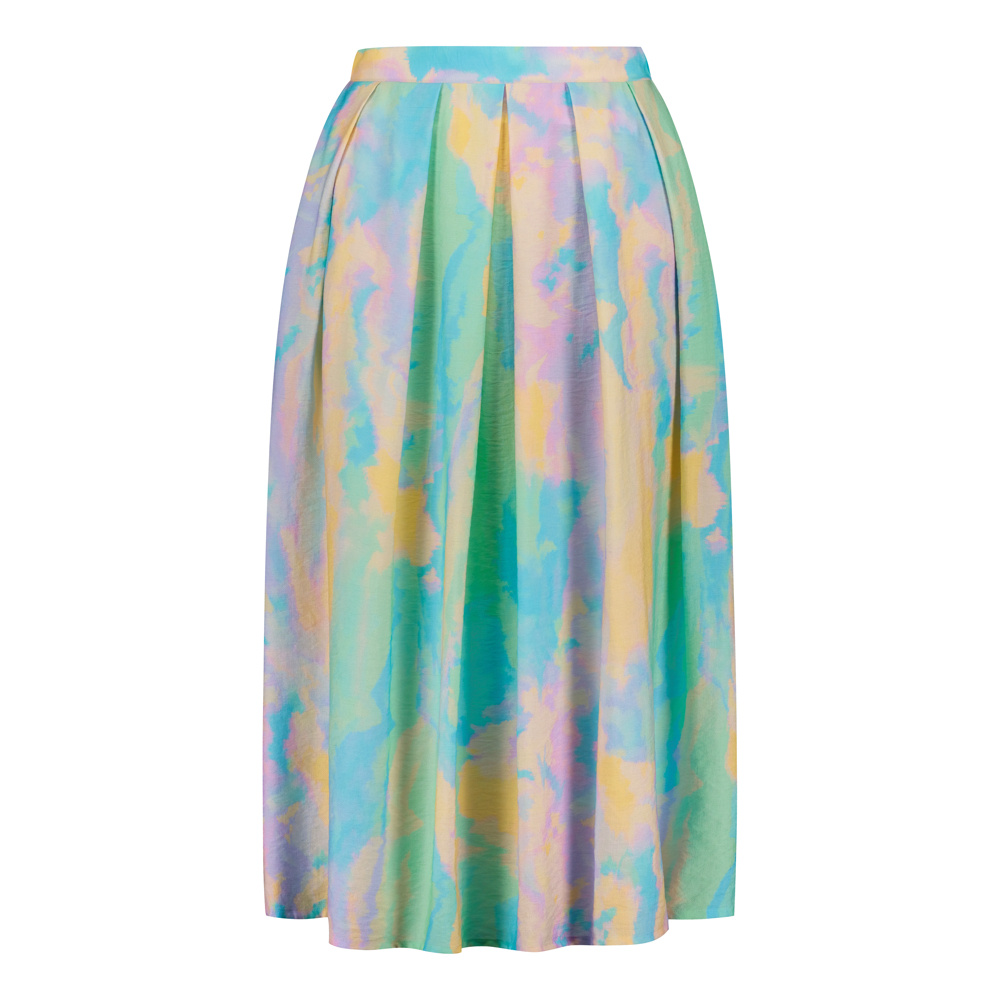 Alternative view of METSOLA SUNSET PLEATED SKIRT hame, Multicolour