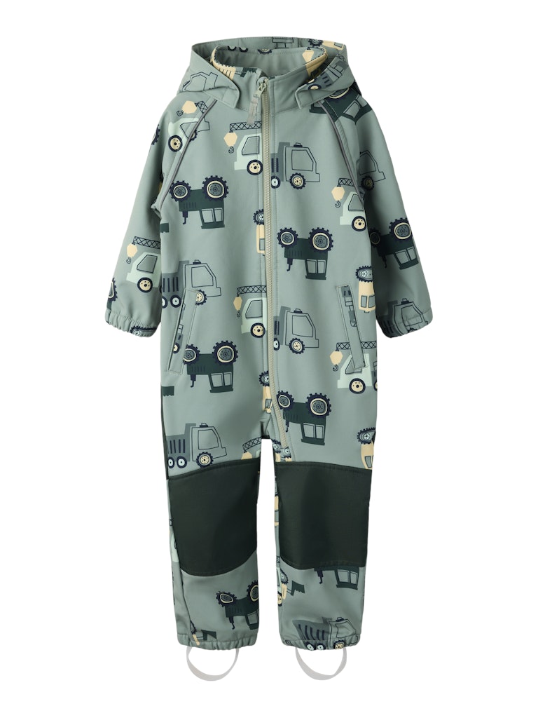 Alternative view of name it NMMALFA08 MASCHINES softshell-haalari, Chinois Green