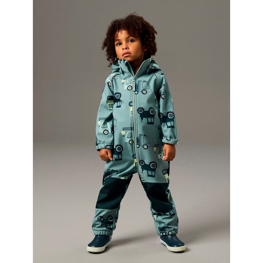 name it NMMALFA08 MASCHINES softshell-haalari, Chinois Green