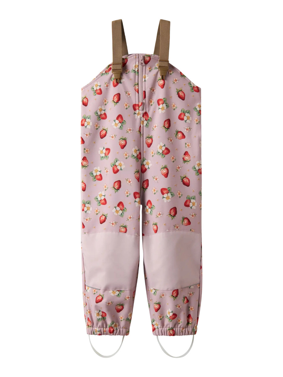 Alternative view of NAME IT NMFALFA08 BIB STRAWBERRY softshell-housut, Keepsake Lilac