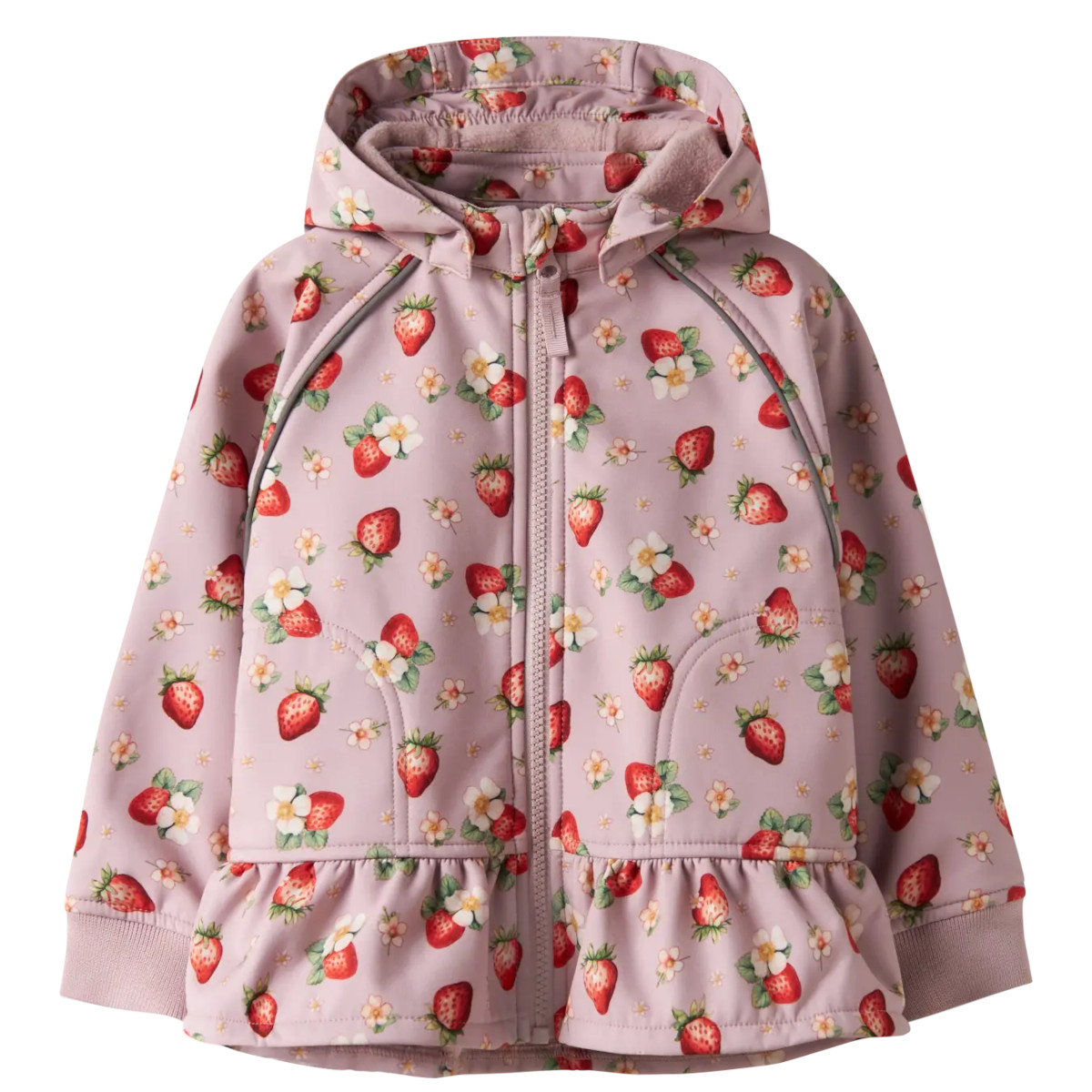 NAME IT NMFALFA08 STRAWBERRY softshell-takki, Keepsake Lilac
