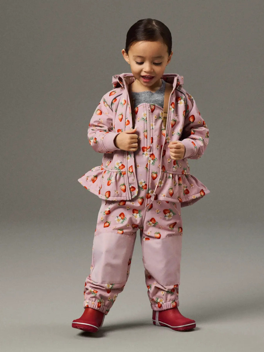 Alternative view of NAME IT NMFALFA08 STRAWBERRY softshell-takki, Keepsake Lilac