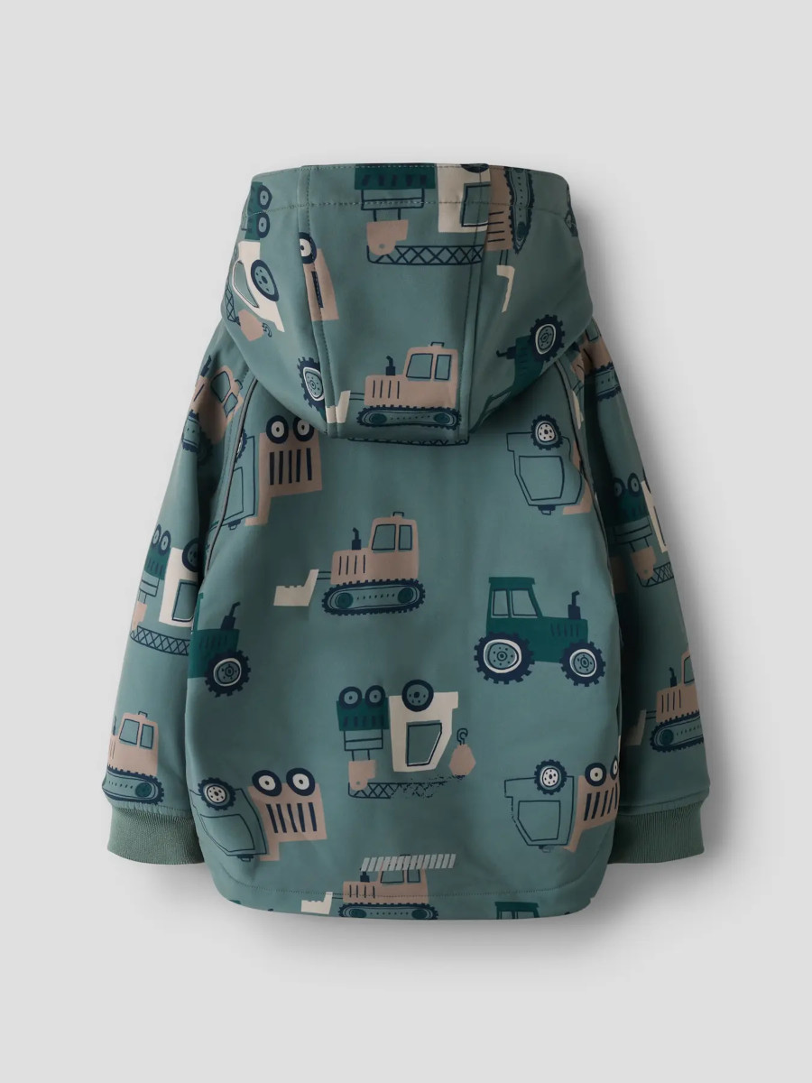 Alternative view of NAME IT NMMALFA08 MACHINES softshell-takki, Balsam Green