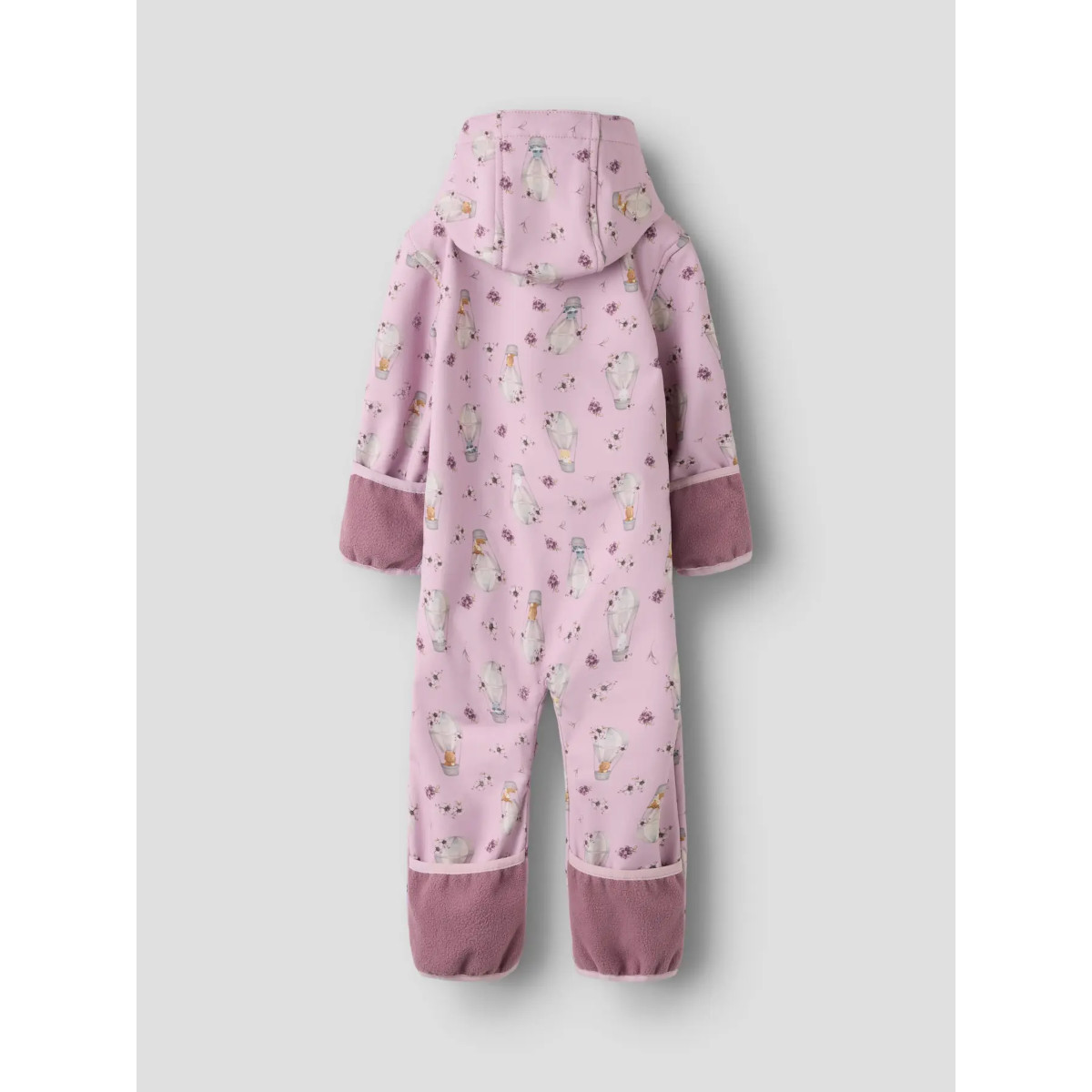 Alternative view of NAME IT NBFALFA08 AIR BALLON softshell-haalari, Keepsake Lilac