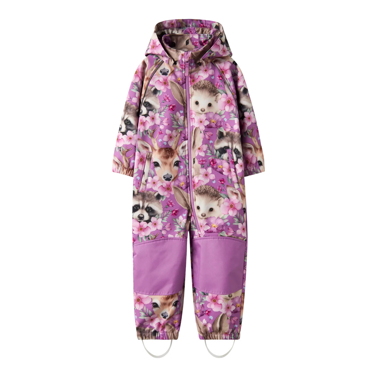 NAME IT NMFALFA08 FLORAL FOREST softshell-haalari, Iris Orchid