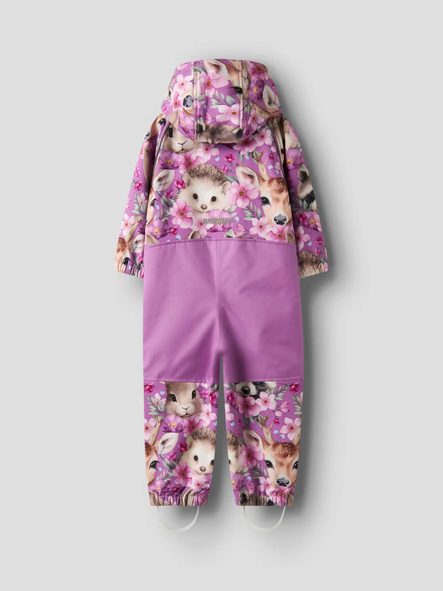 Alternative view of NAME IT NMFALFA08 FLORAL FOREST softshell-haalari, Iris Orchid