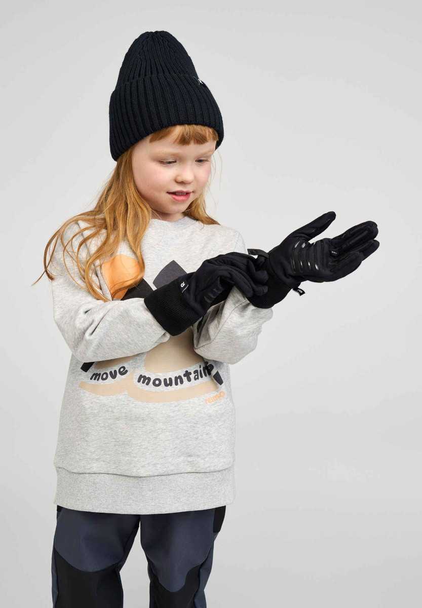 Alternative view of REIMA KEKSIN välikausikäsineet, Black