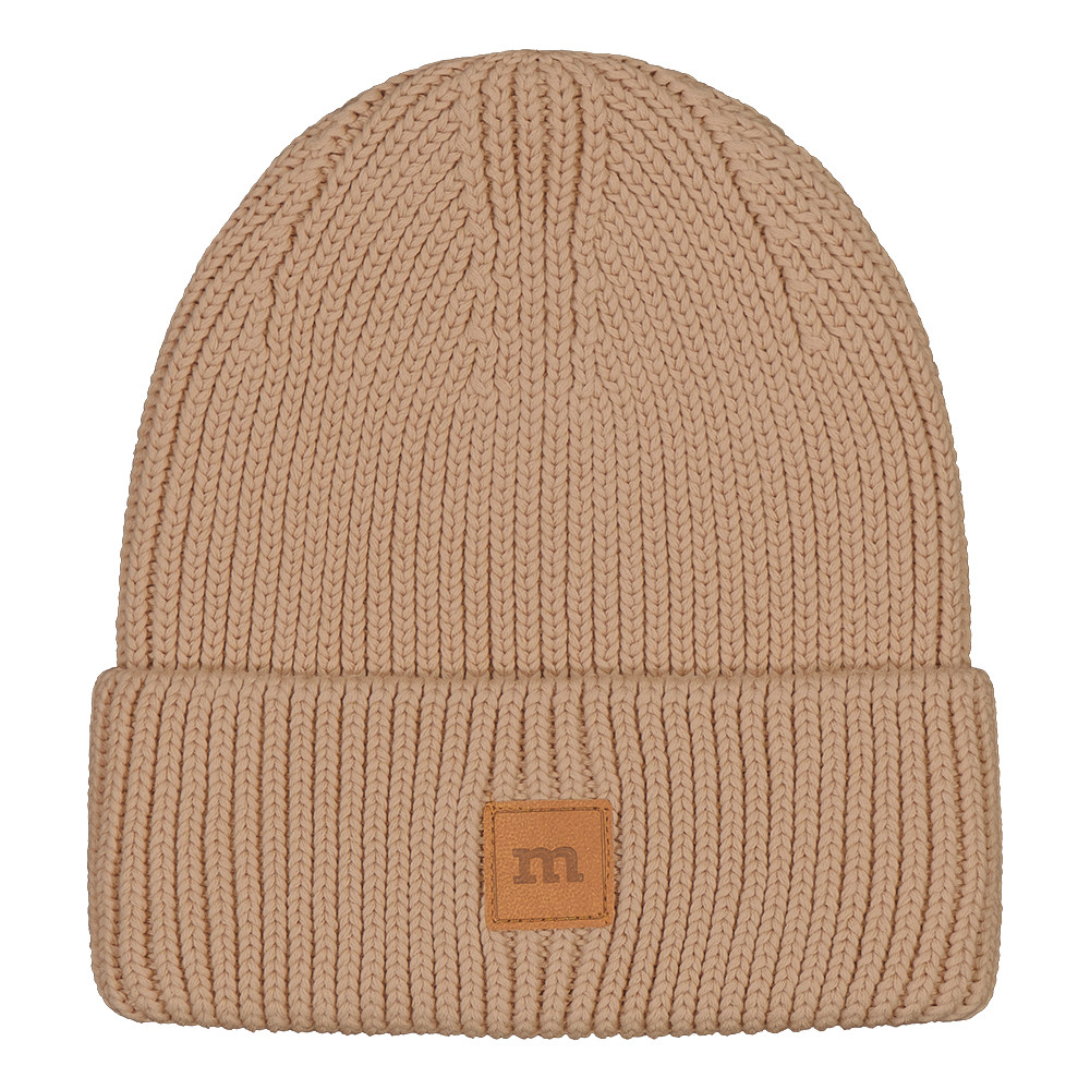 METSOLA COTTON KNIT BEANIE puuvillapipo, Nougat