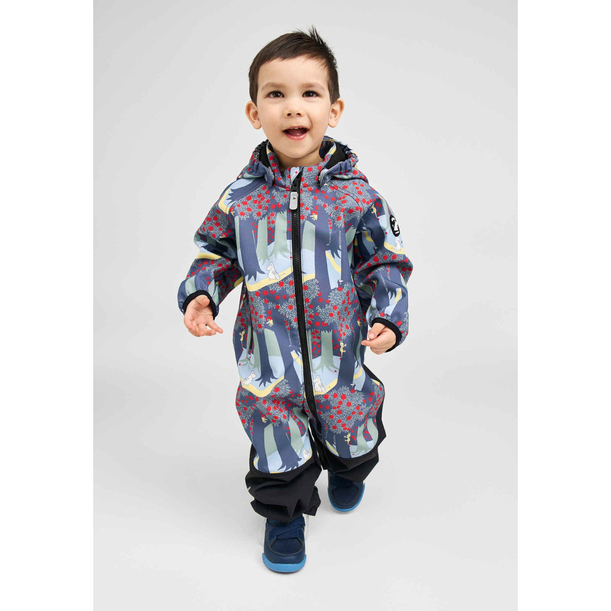 REIMA MOOMIN MJOSA softshell-haalari, Soft Black