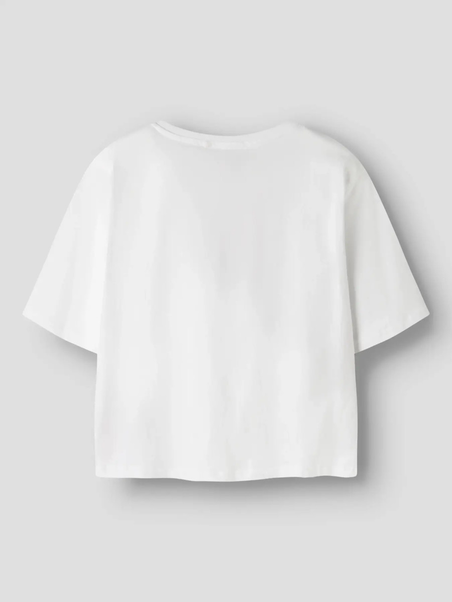 Alternative view of NAME IT NKFFARINAZ t-paita, Bright White/STRAWBERRY