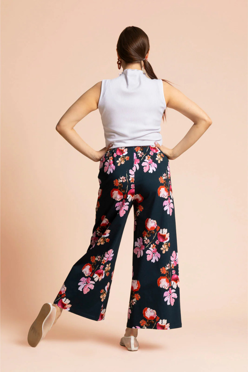 Alternative view of KAIKO SOFT CULOTTES housut, Cherry Blossom Navy