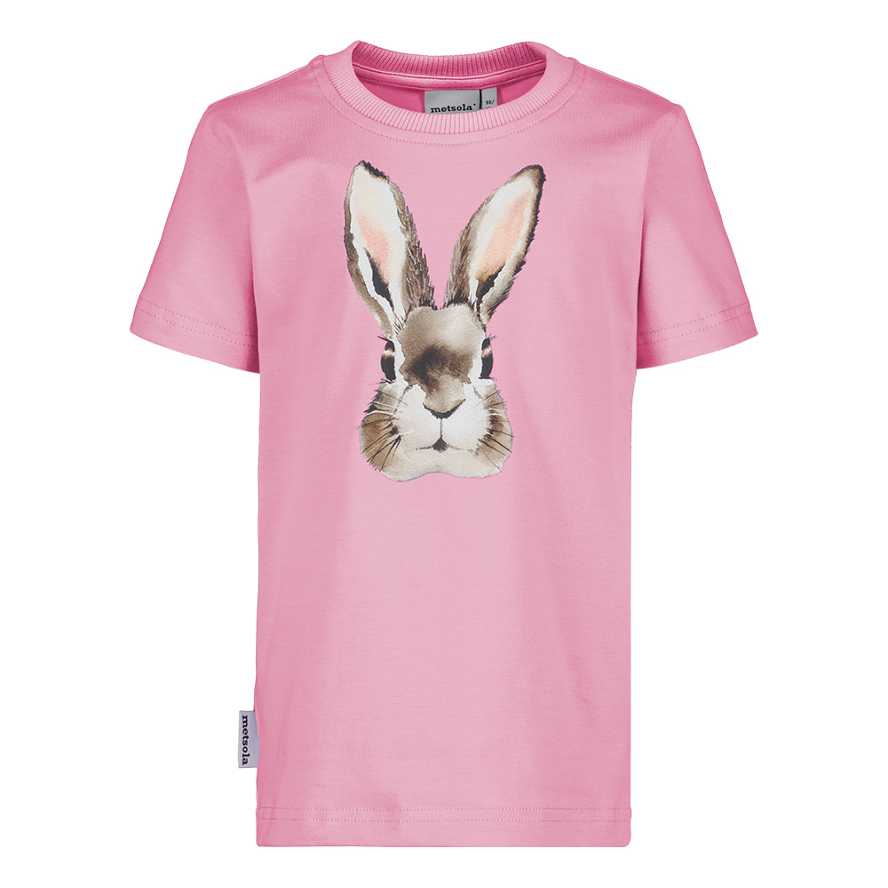 METSOLA BUNNY T-SHIRT SS t-paita, Candy