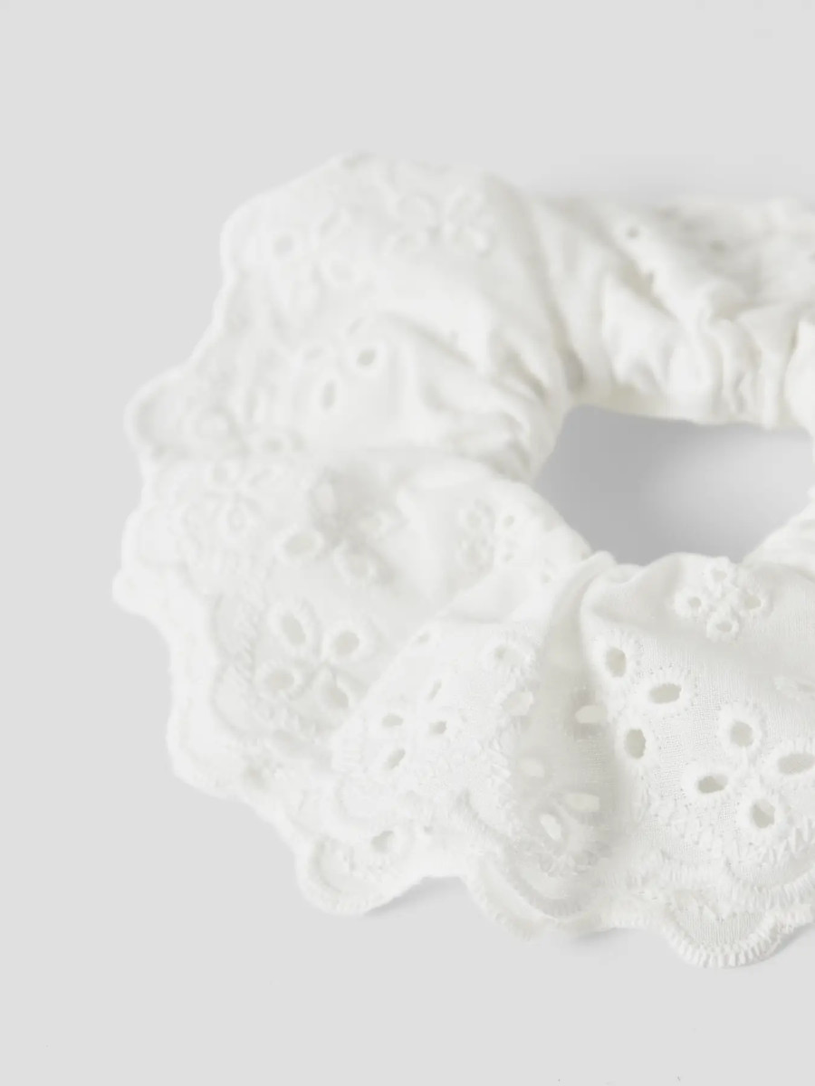Alternative view of NAME IT NKFJOTILDA scrunchie, Bright White