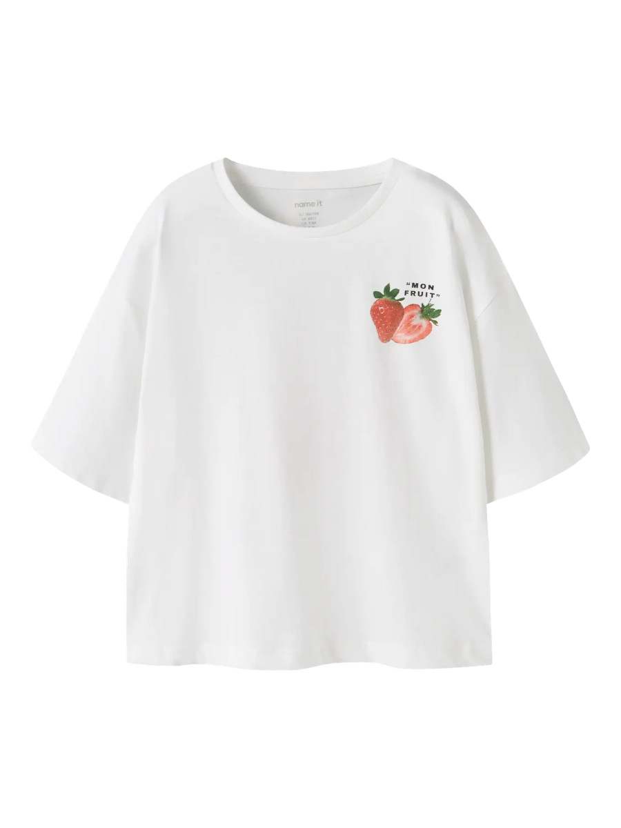 Alternative view of NAME IT NKFJEMILLO t-paita, Bright White