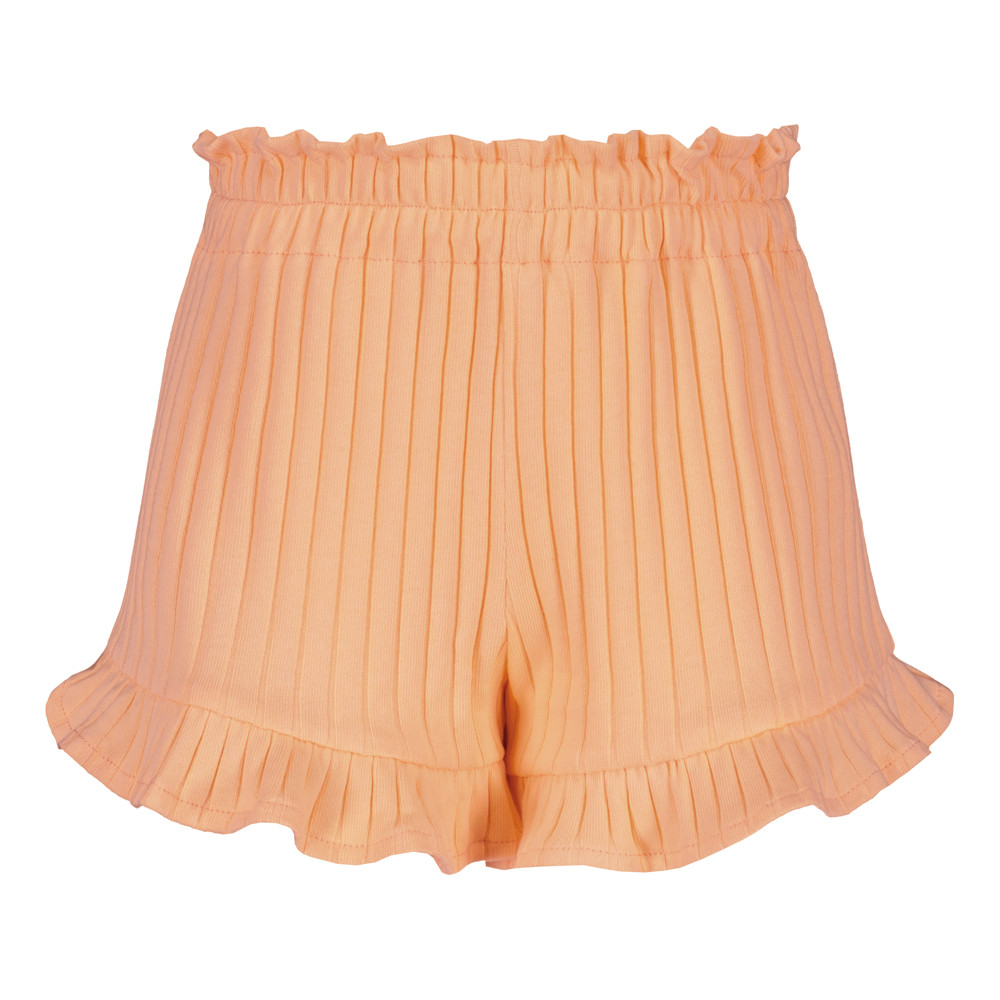 METSOLA WIDE RIB FRILLA SHORTS, Peachy