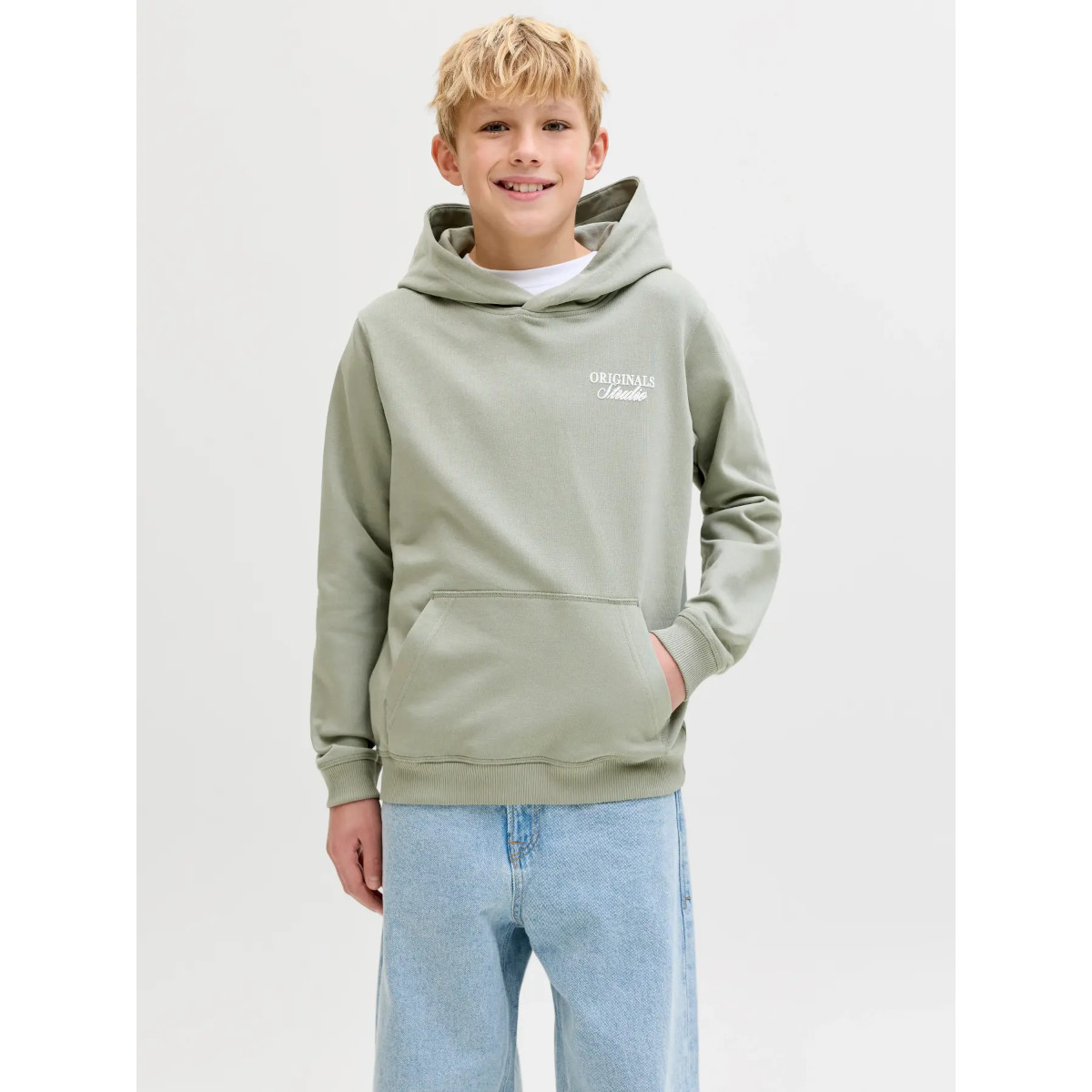 JACK & JONES JORNORREBRO collegehuppari, Seagrass