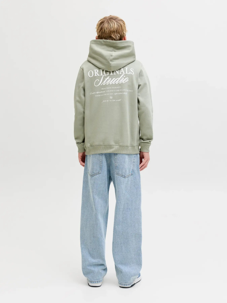 Alternative view of JACK & JONES JORNORREBRO collegehuppari, Seagrass