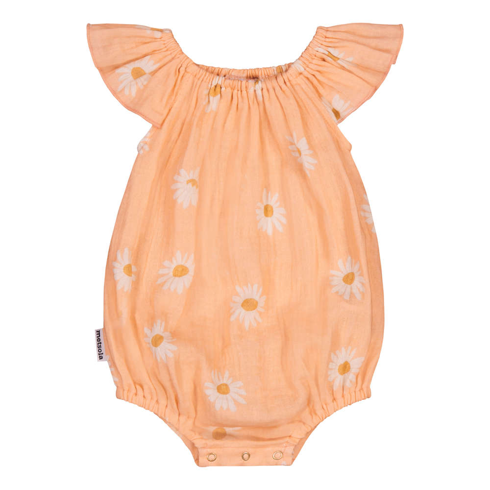 METSOLA SWEET DAISY ROMPER, Peachy