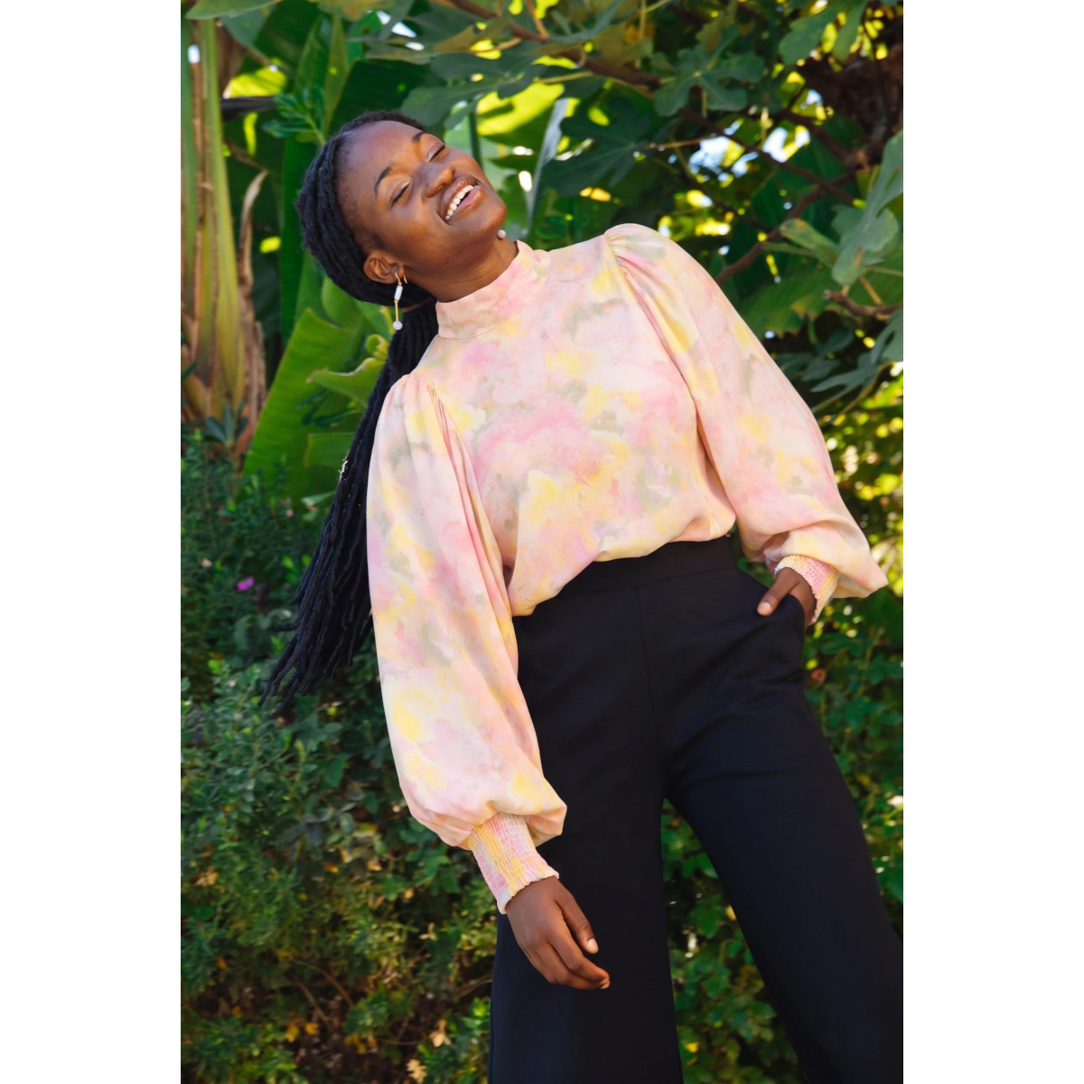 KAIKO PUFF BLOUSE paita, Pastels