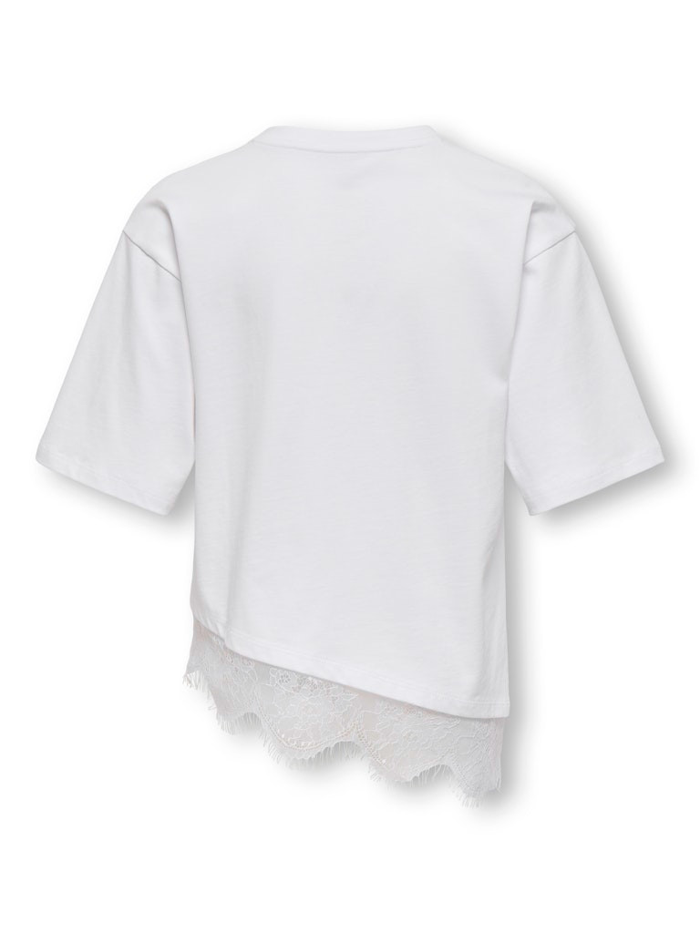 Alternative view of KIDS ONLY KOGKAMIL T-paita, White