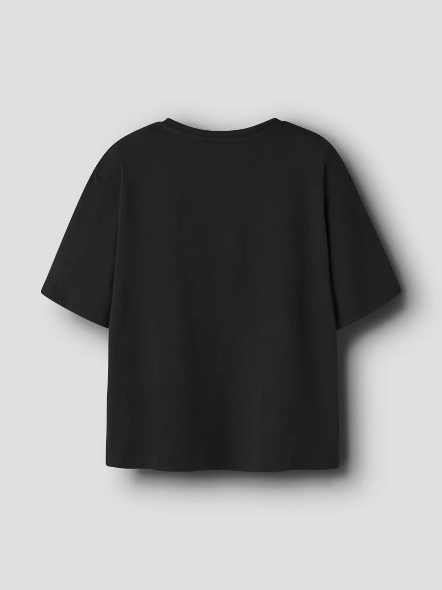 Alternative view of NAME IT NKFJYNA STITCH t-paita, Black