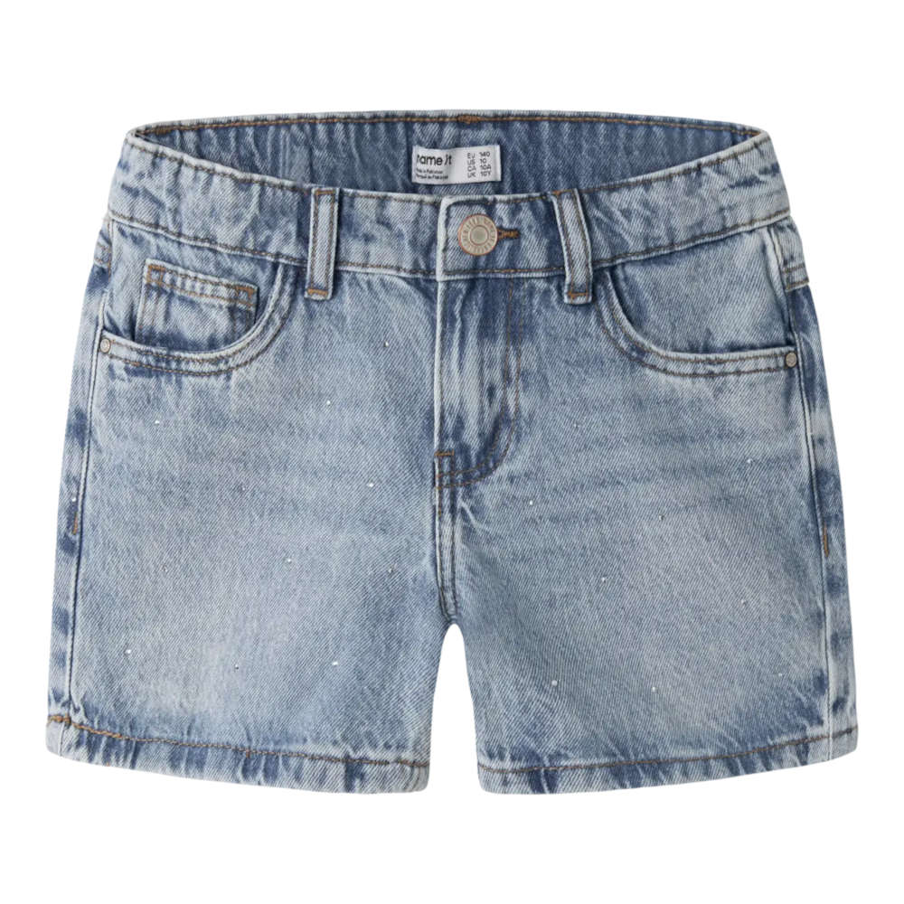 NAME IT NKFROSE 6042 farkkushortsit, Medium Blue Denim