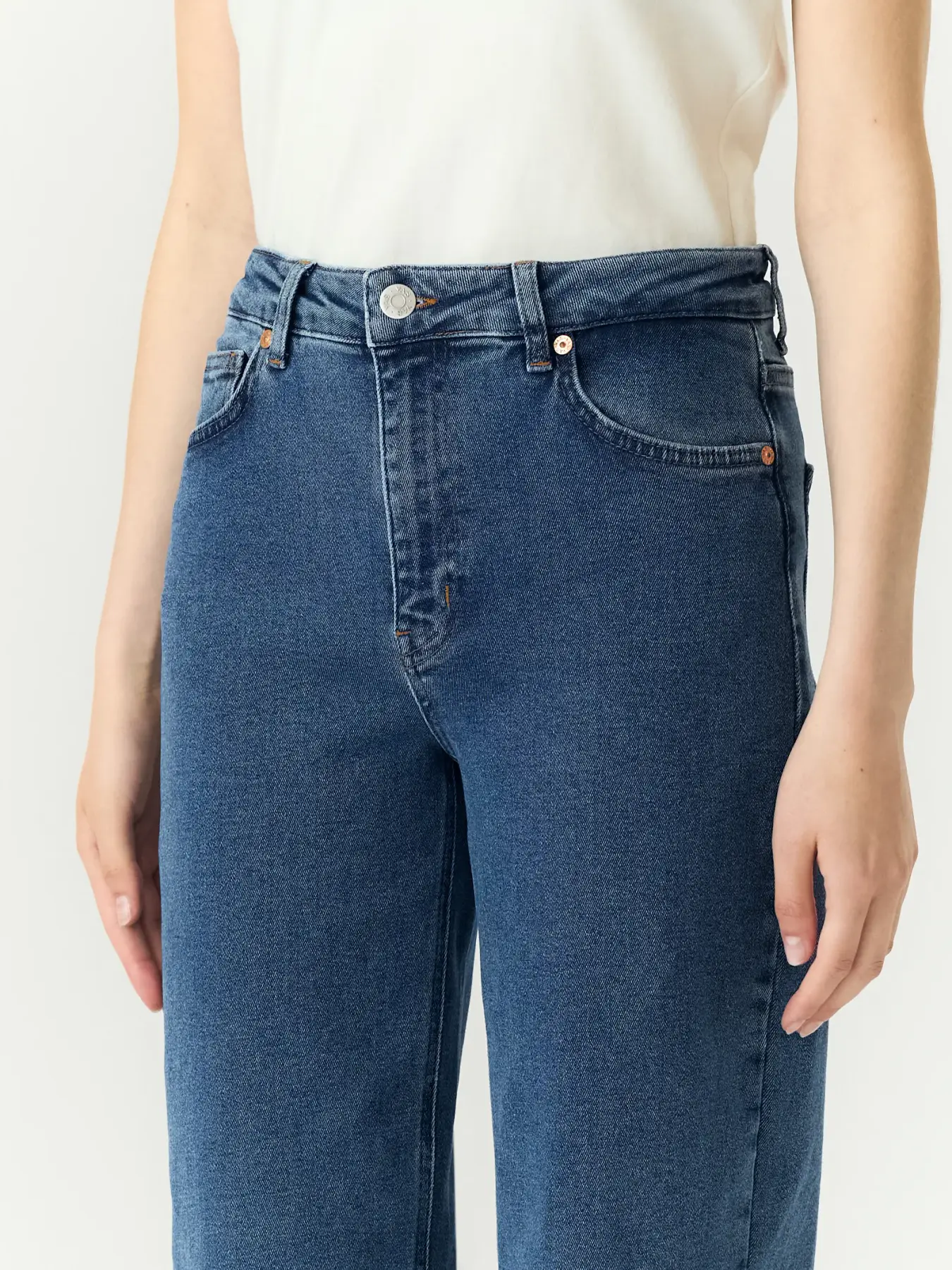 YAS YASROSIE farkut, Medium Blue Denim - Image 3