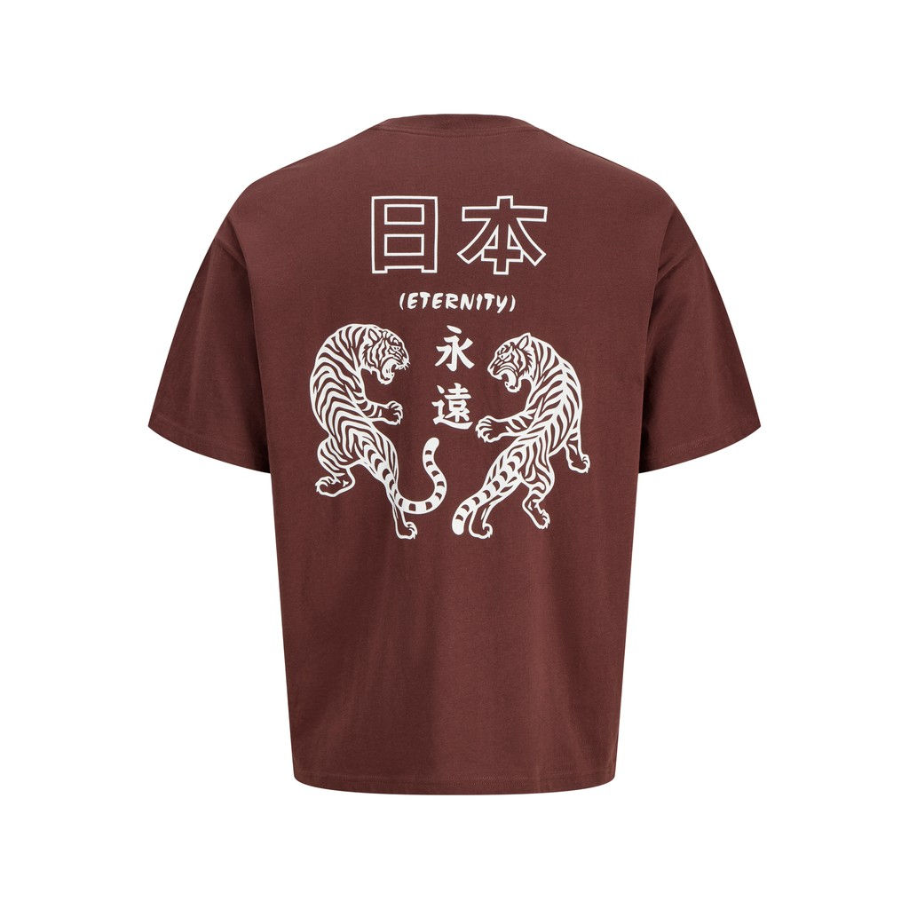 JACK & JONES JJBOYE t-paita, Bitter Chocolate