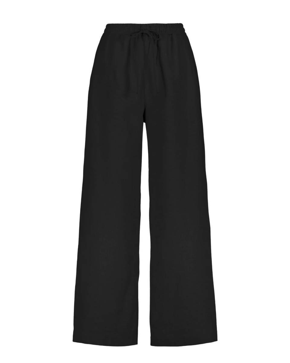 Alternative view of NAKOA Linen Trousers, Black