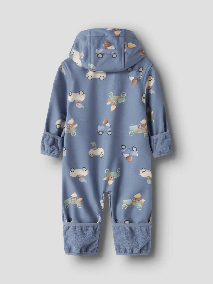 Alternative view of NAME IT NBMALFA08 CUTE EXPLORER softshell-haalari, Country Blue