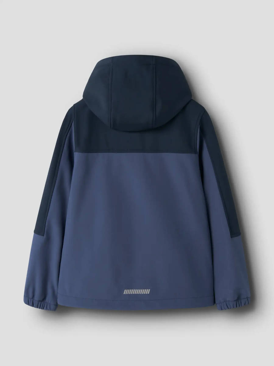 Alternative view of NAME IT NKNALFA08 BLOCK softshell-takki, Dark Sapphire