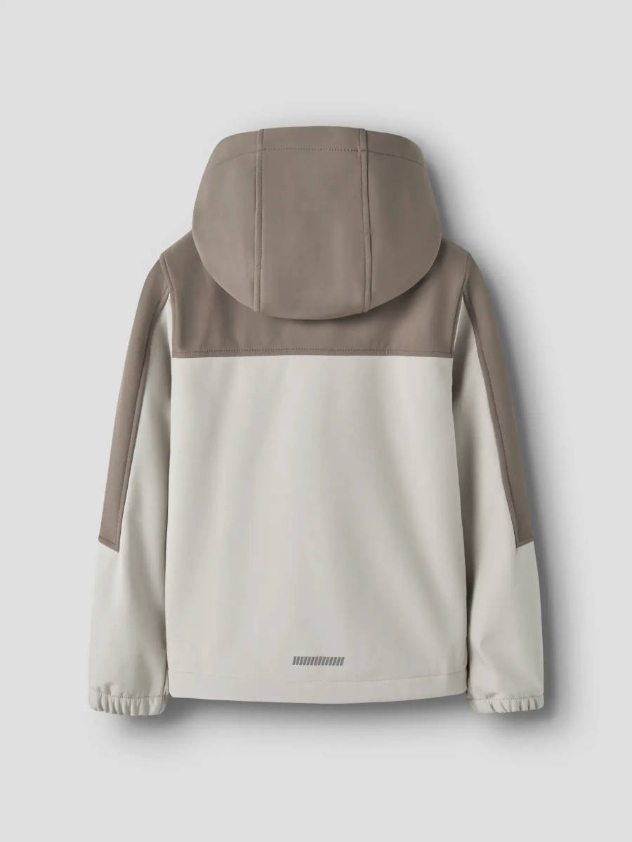 Alternative view of NAME IT NKNALFA08 BLOCK softshell-takki, Walnut