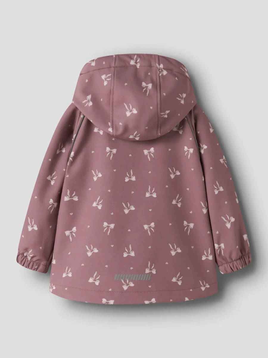 Alternative view of NAME IT NMFALFA08 HEART BOW softshell-takki, Wistful Mauve