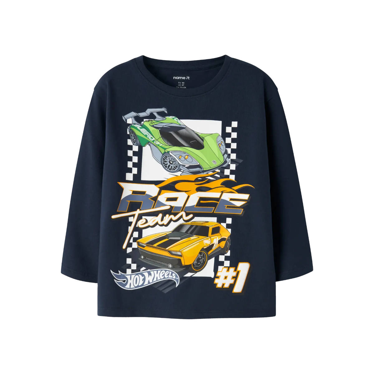 NAME IT NMMJUNIOR HOT WHEELS trikoopaita, Navy Blazer