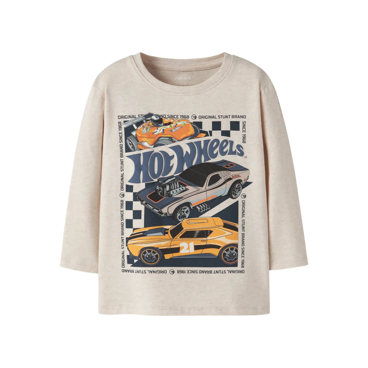 NAME IT NMMJUNIOR HOT WHEELS trikoopaita, Peyote Melange