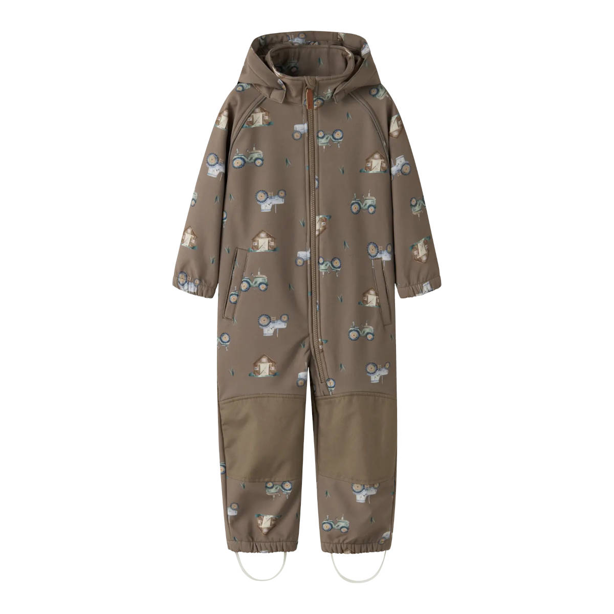 name it NMMALFA08 FARM softshell-haalari, Walnut