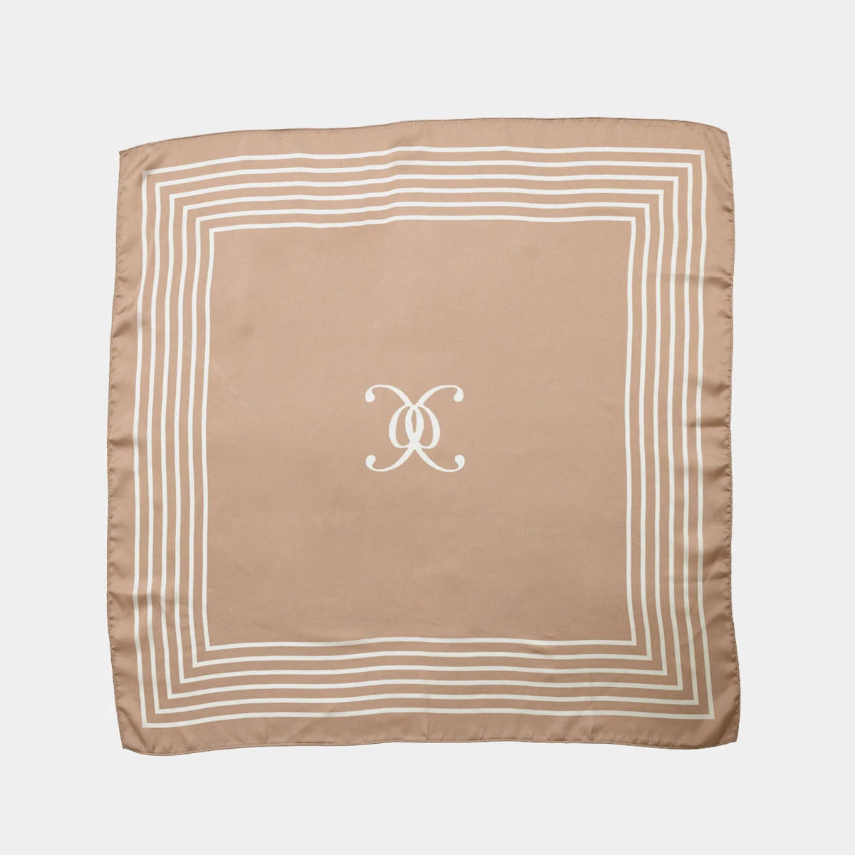 BOW19 Elle Silk Scarf huivi, Pearl Beige