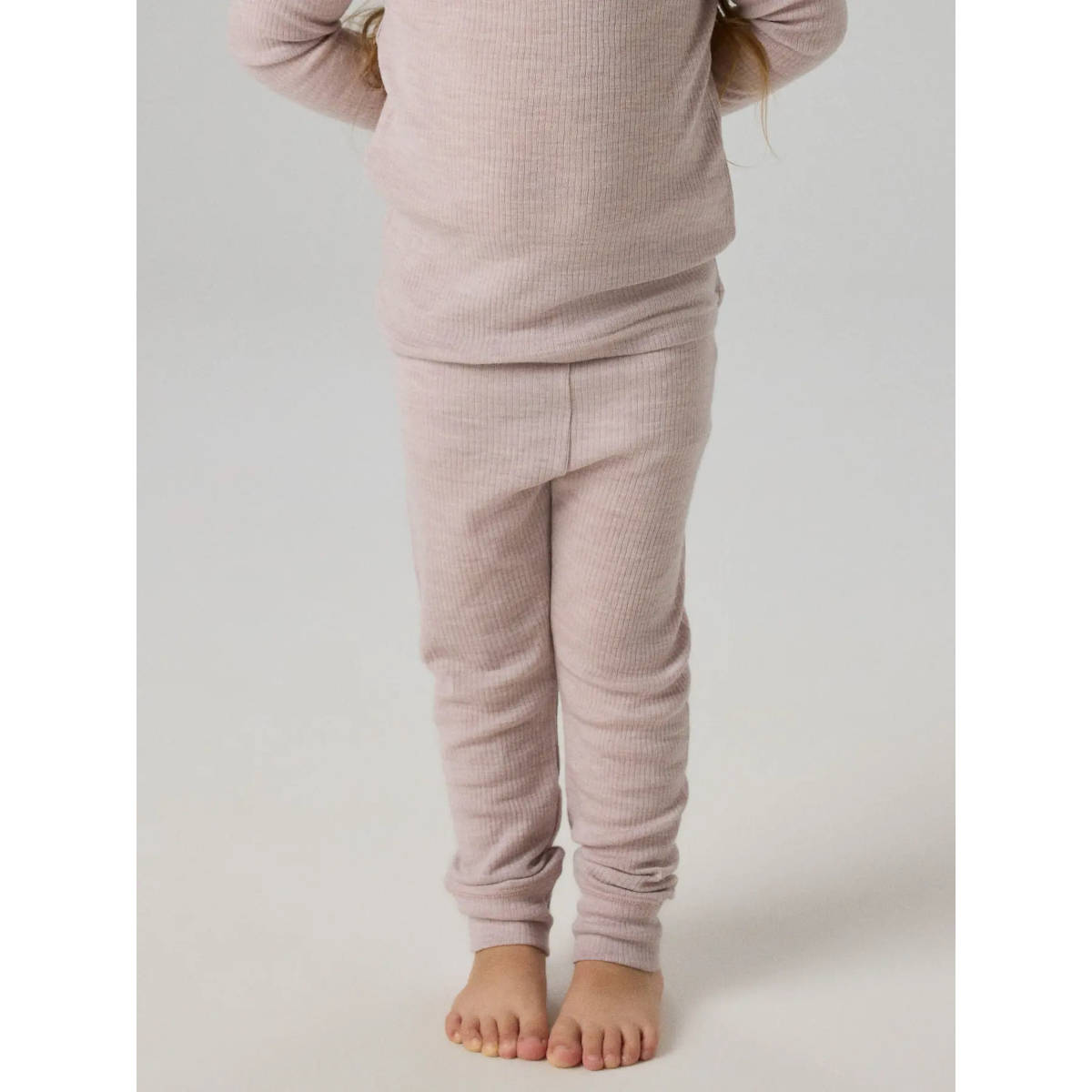 NAME IT NMNWAX merinovilla leggingsit, Violet Ice