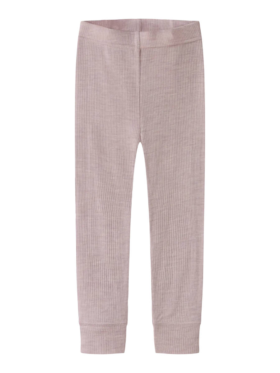 Alternative view of NAME IT NMNWAX merinovilla leggingsit, Violet Ice