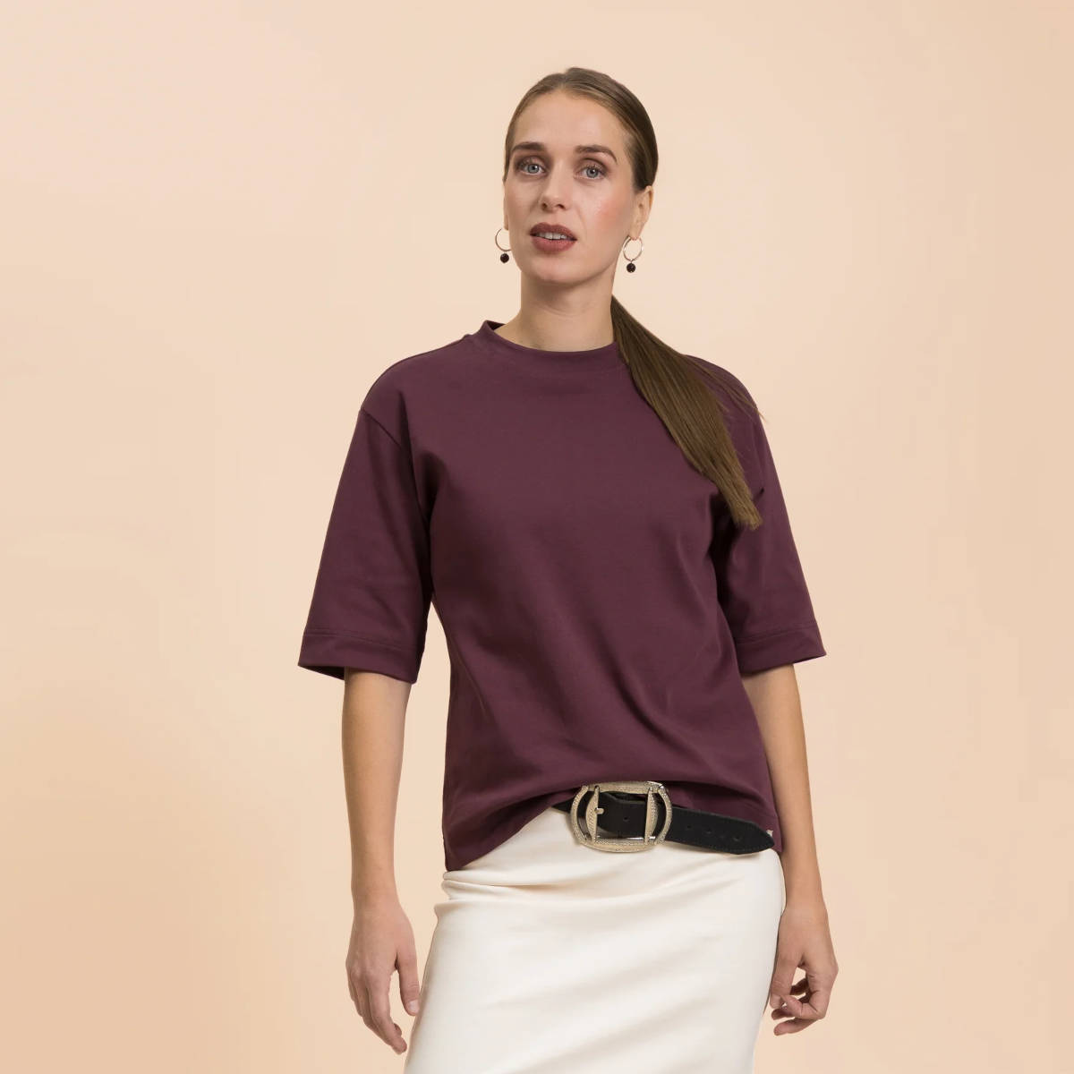 KAIKO The Relaxed T-shirt, Cherry
