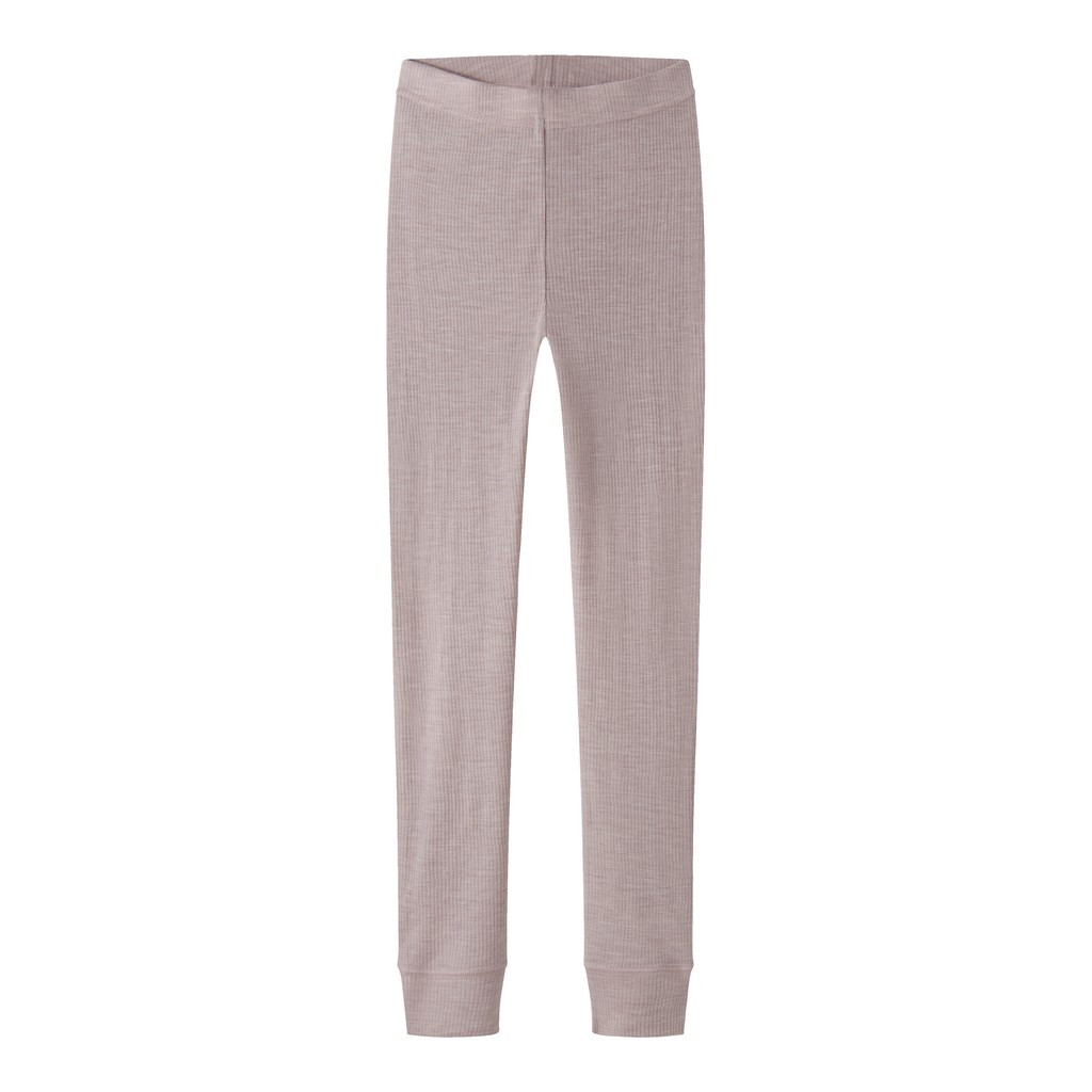 NAME IT NKNWAX merinovilla leggingsit, Violet Ice